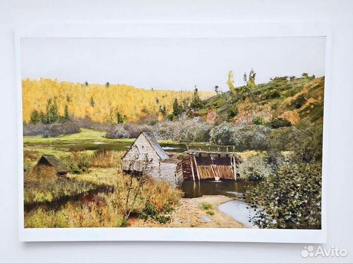 Репродукции картин И Левитана Плес в картинах