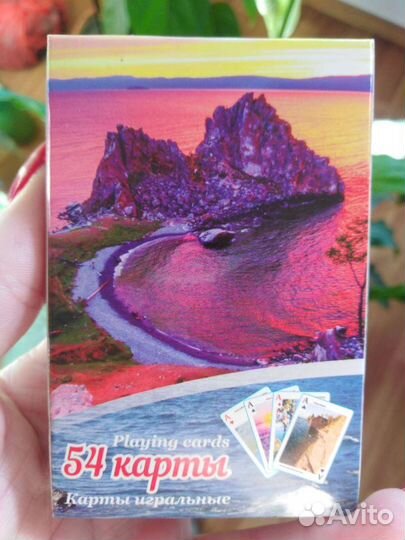 Игральные карты с видами озера Байкал