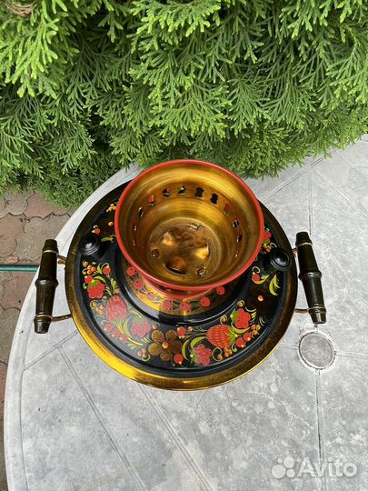 Электросамовар расписной хохломской