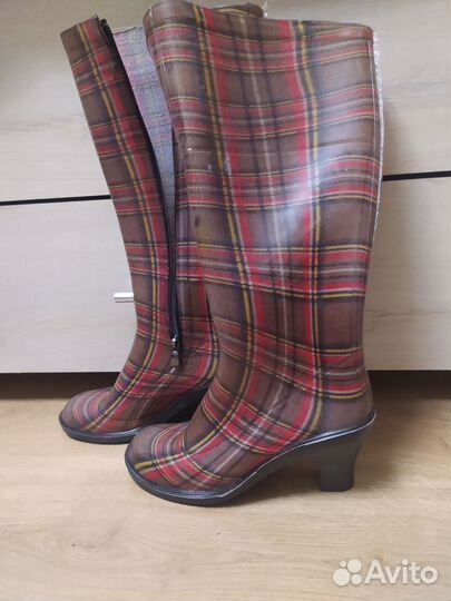 Женские сапоги пвх на молнии