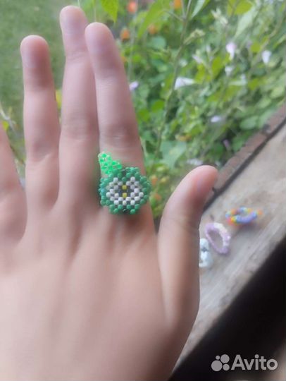 Кольца из бисера