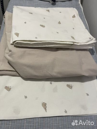 Детское постельное белье H&M в кровать 60-120