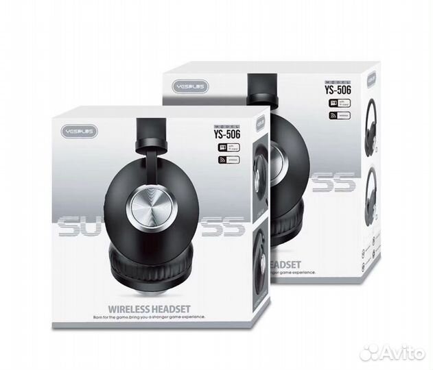 BT гарнитура yesplus YS506 Black Full Size