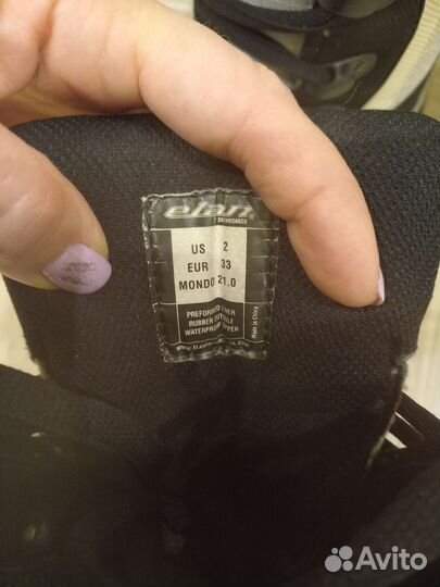 Сноубордические ботинки 32 размер