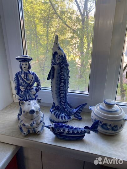 Посуда гжель