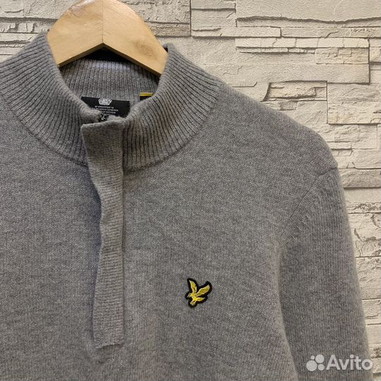 Джемпер шерстяной свитер Lyle&Scott оригинал