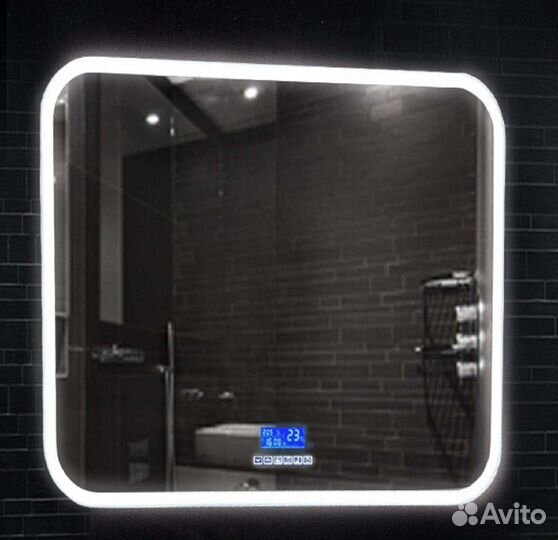 Зеркала (bluetooth,подогрев,часы) 915*685 мм