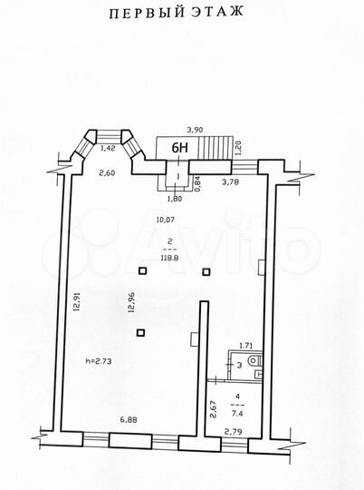 Свободного назначения, 129.8 м²
