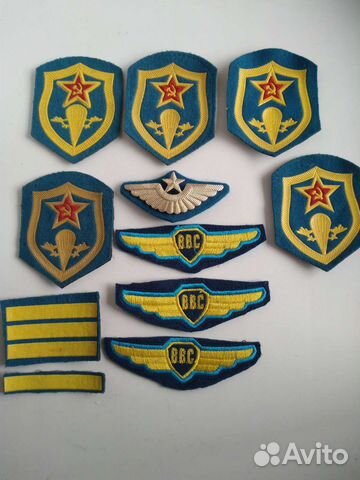 Шевроны и петлицы вдв СССР