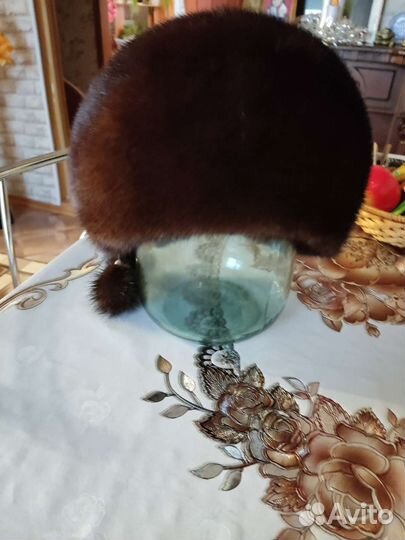 Шапка норка в отличном состоянии