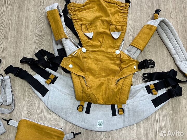 Эргорюкзак Aloe slings лен