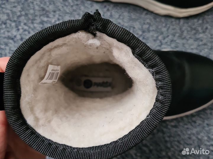 Зимние сапоги для девочки, натуральная кожа и мех