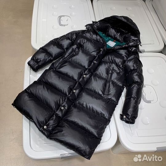 Куртка пуховик женский moncler длинный premium