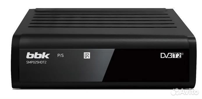 DVB-T2 ресивер BBK SMP025HDT2, черный(1257255)