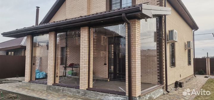 Мягкие окна на беседку