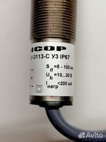 Бесконтактный сенсор вбо-М18-76У-3113-С уз IP67