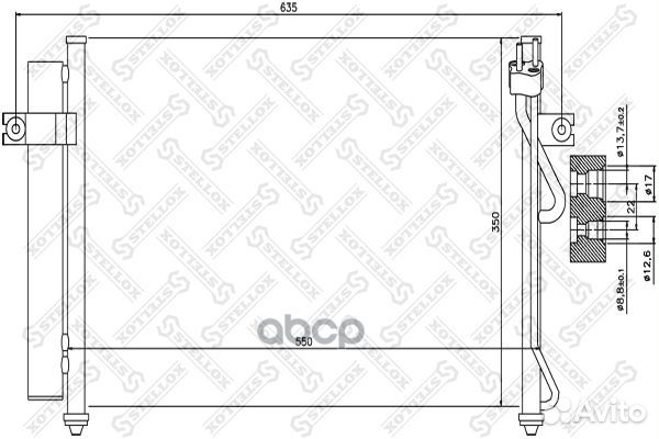 10-45028-SX AVA HY5090oehy-976061C350 радиат