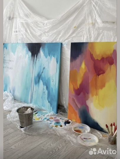 Картина маслом абстракция