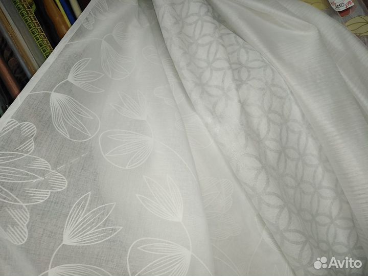 Тюль готовая в размер