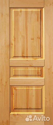 Дверь. Классик. Полотно деревянное массив сосны