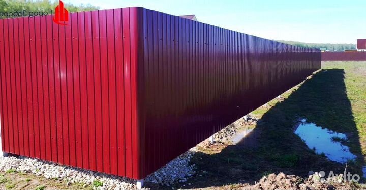 Забор из профнастила