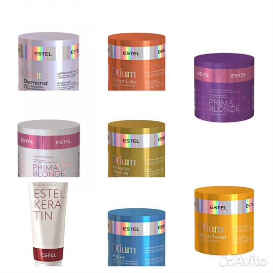 Профессиональные маски для волос Estel