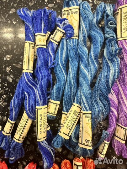 Нитки мулине япония и СССР