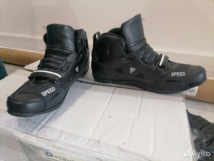 Мотоботы мужские, мотокроссовки 44-45 размер