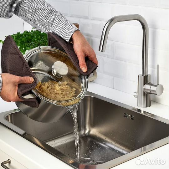 Кастрюля с крышкой IKEA Хемкомст 5л новая