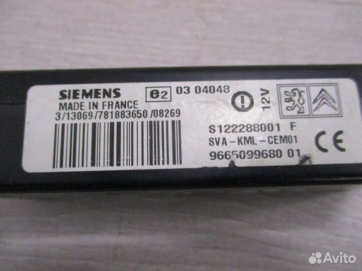 Блок комфорта Peugeot 308 Sw 1.6 2009