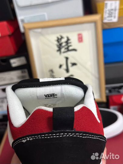 Кеды Vans Knu Skool Premium Black red