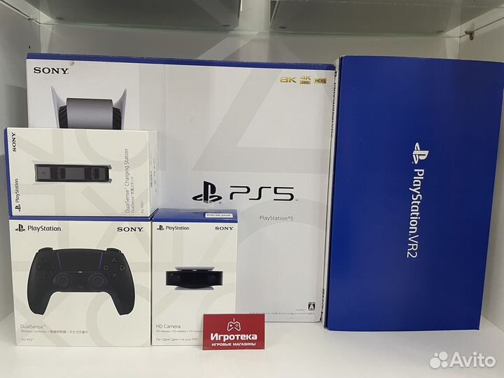 Супер комплект PS5+VR2+Dual Sens+Camera+зу