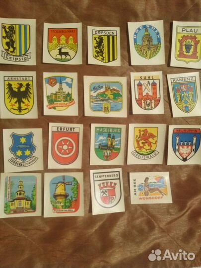 Германские наклейки переводки.Ретро