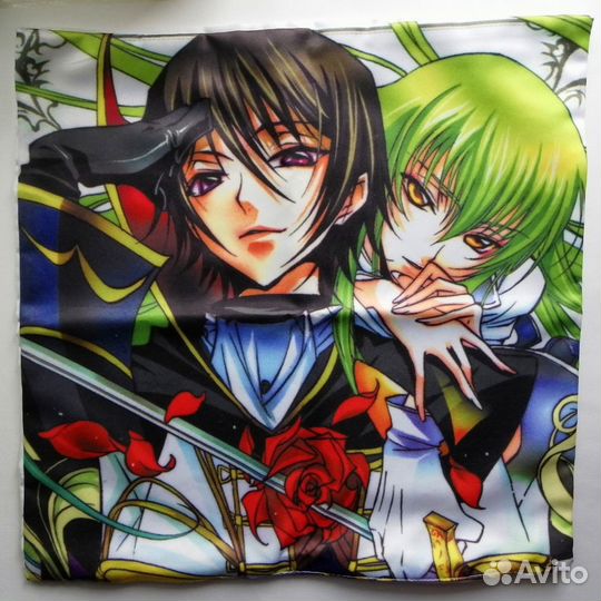 Наволочка шелковая Code Geass