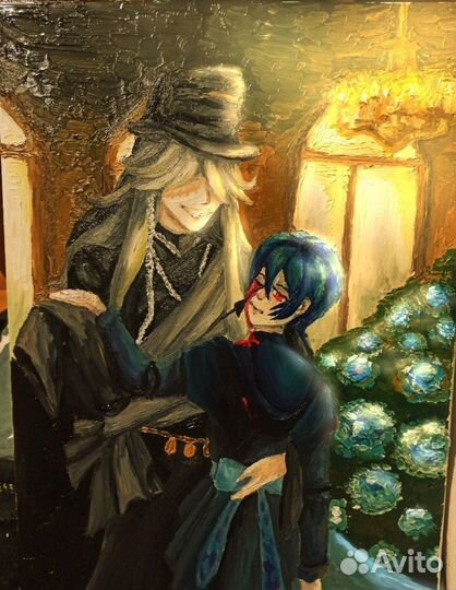 Масляная картина ручной работы