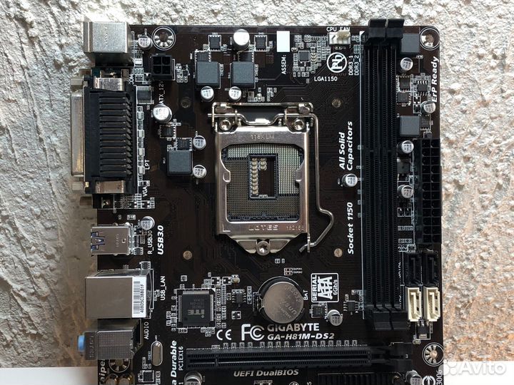 Материнская плата Gigabyte GA-H81M-DS2 / LGA 1150