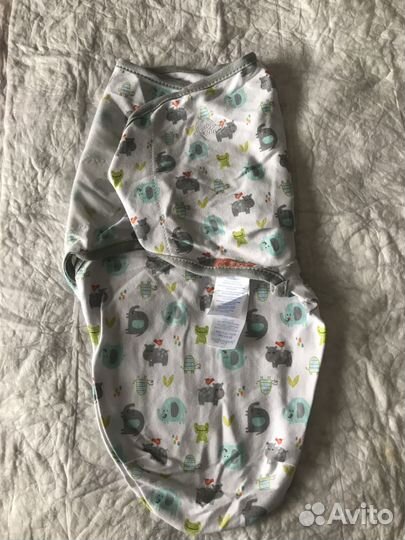 Конверт для пеленания новорождённого на липучках