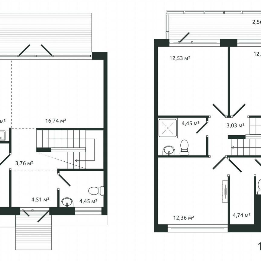 4-к. квартира, 103,5 м², 2/2 эт.