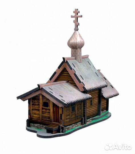 Церковь Воскрешения Лазаря Умбум сборная модель