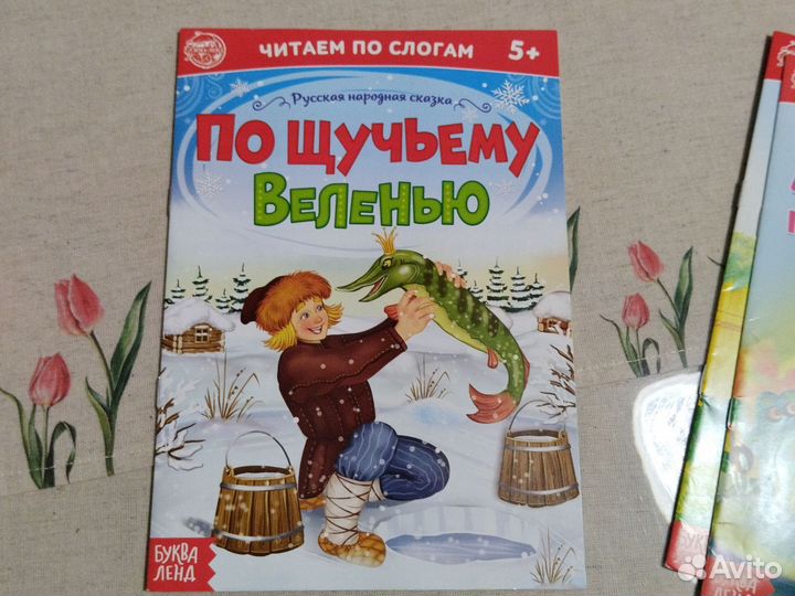 6 книжек из серии Читаем по слогам