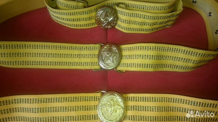 Ремень офицерский парадный