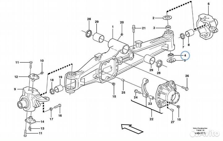 83983425 Подшипник шкворня сферический