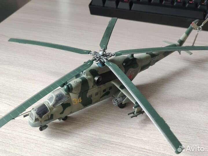 Ми-24 модель вертолёта 1:72