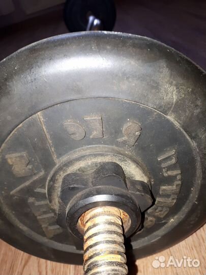 Штанга гриф блины бу