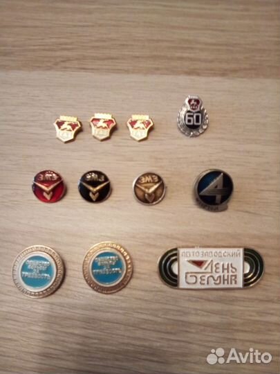 Значки газ, змз и другие