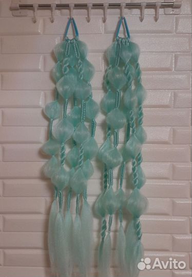 Афрорезинки для девочек на 8 марта