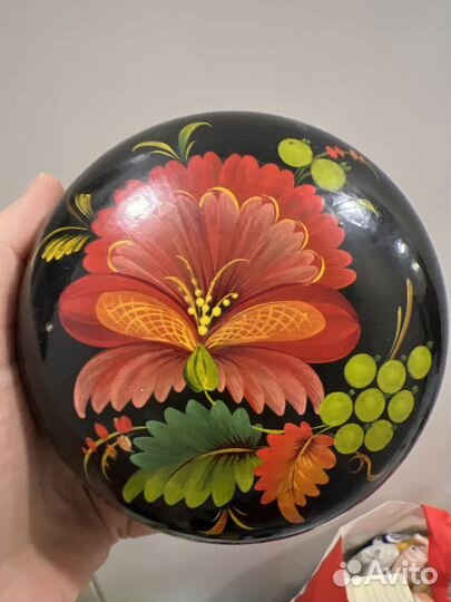 Шкатулка с ручной срописью