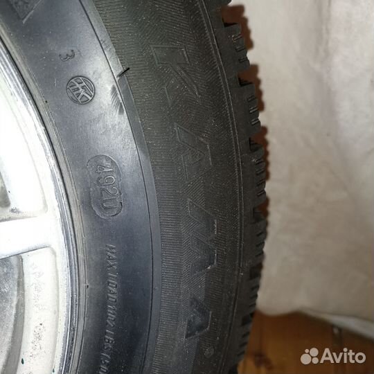 Зимняя резина на литых дисках