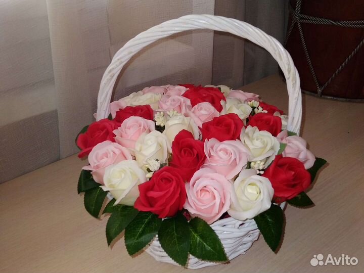 Мыльные розы букеты