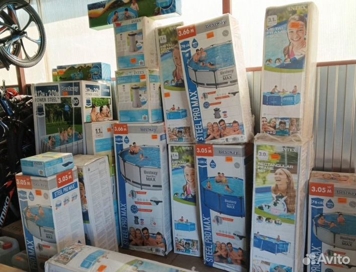 Бассейн каркасный